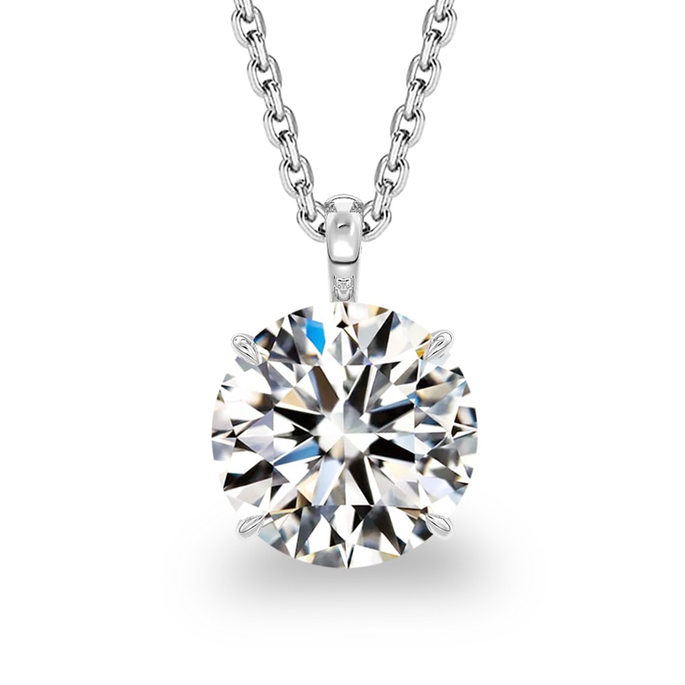 【3ct】ラボグロウンダイヤモンド ネックレス D/VVS2/3EX Pt900 K18 ソリティア｜JEWELRY CASTLE
