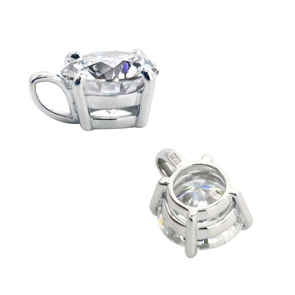【3ct】ラボグロウンダイヤモンド ネックレス D/VVS2/3EX Pt900 K18 ソリティア|JEWELRY CASTLE