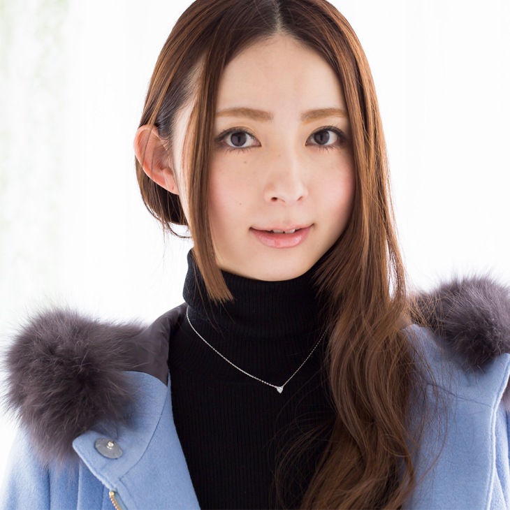 0.38ct ハート ソリティア ネックレス