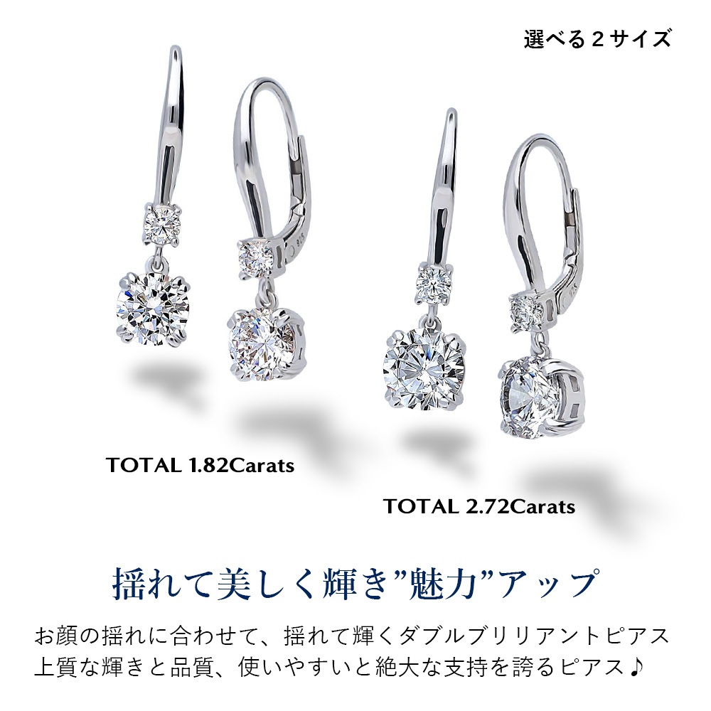 選べる2サイズ 揺れて輝くラウンドフープピアス