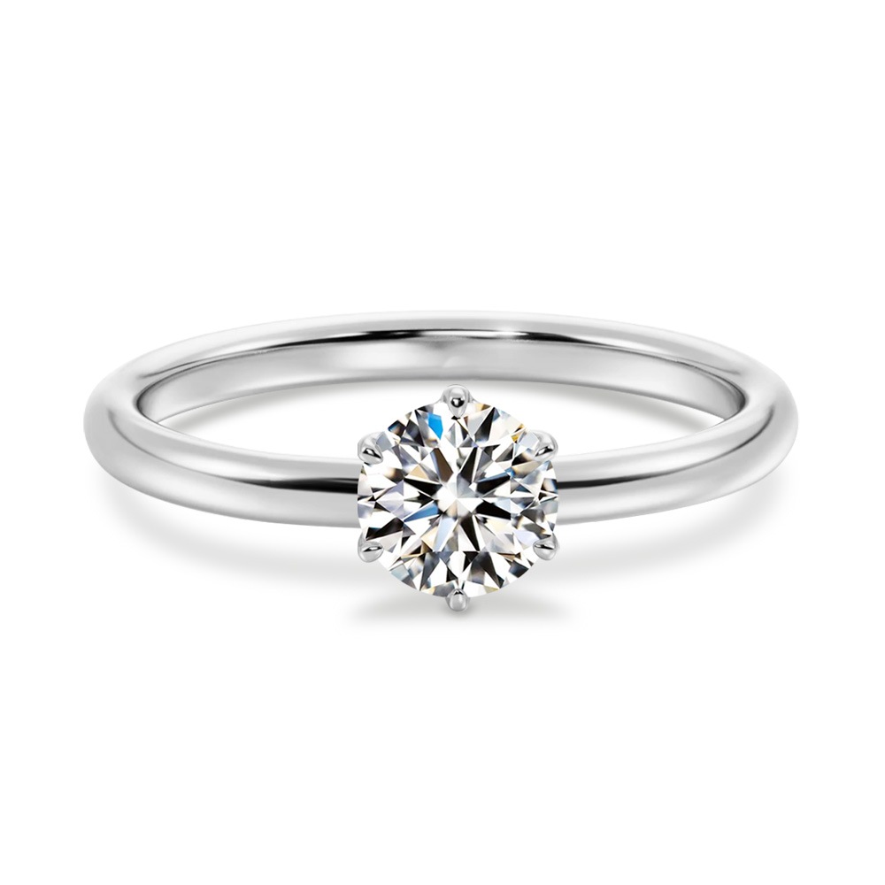 【IGI鑑定書付き】Pt900 / K18 ダイヤモンド ソリティアリング 1ct 1.5ct 2ct 3ct　から選んで作るオーダーメイド