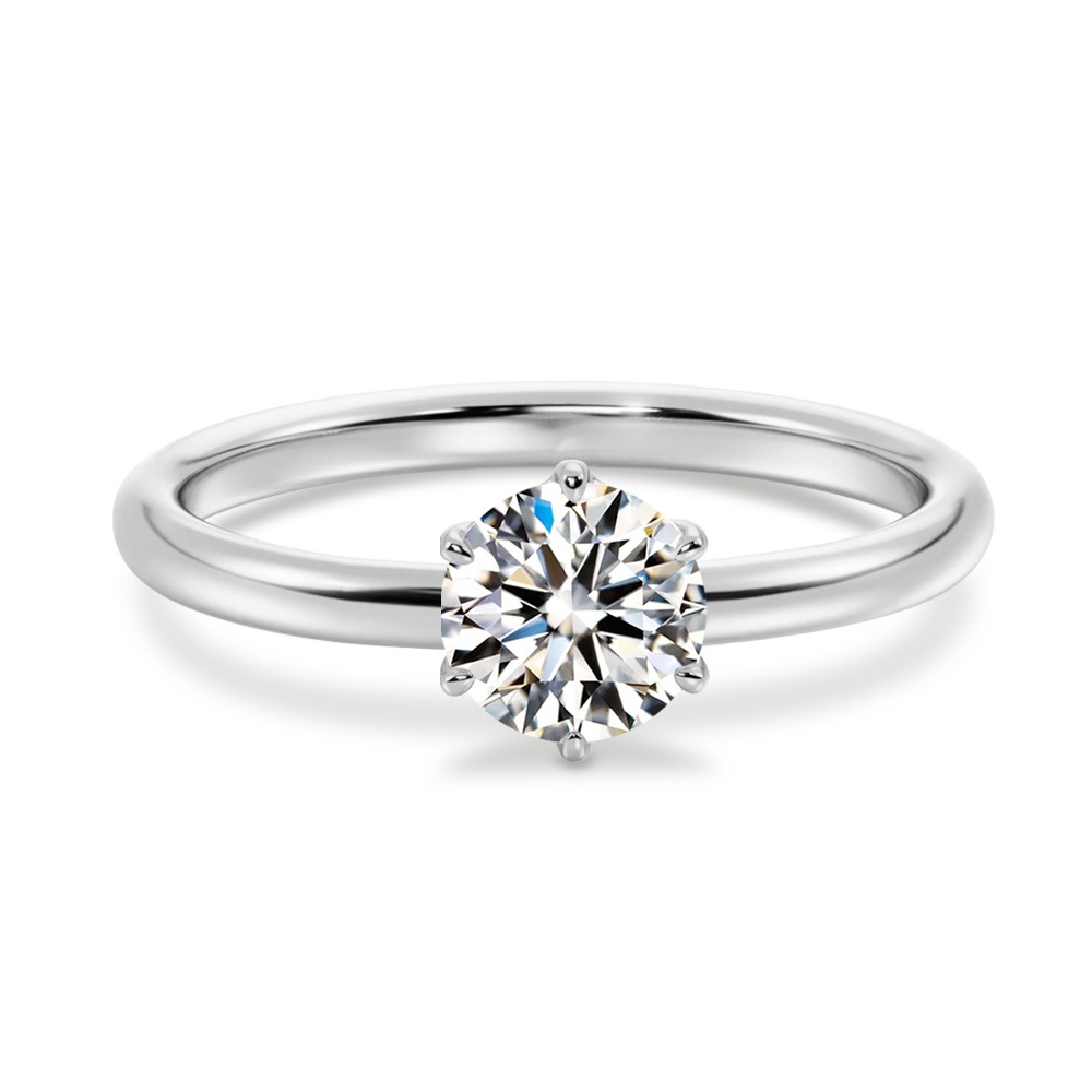 【IGI鑑定書付き】Pt900 / K18 ダイヤモンド ソリティアリング 1ct 1.5ct 2ct 3ct　から選んで作るオーダーメイド