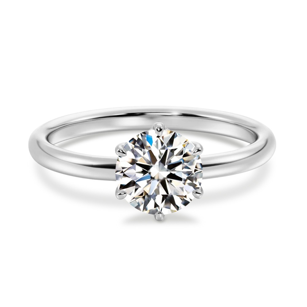 【IGI鑑定書付き】Pt900 / K18 ダイヤモンド ソリティアリング 1ct 1.5ct 2ct 3ct　から選んで作るオーダーメイド