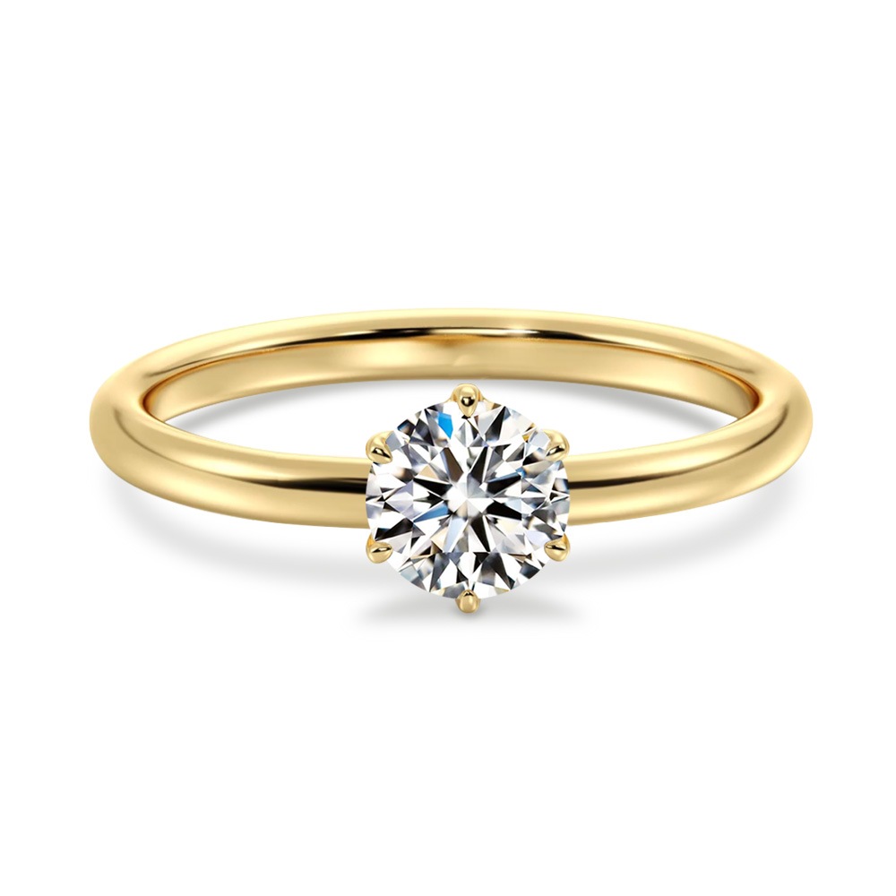 【IGI鑑定書付き】Pt900 / K18 ダイヤモンド ソリティアリング 1ct 1.5ct 2ct 3ct　から選んで作るオーダーメイド