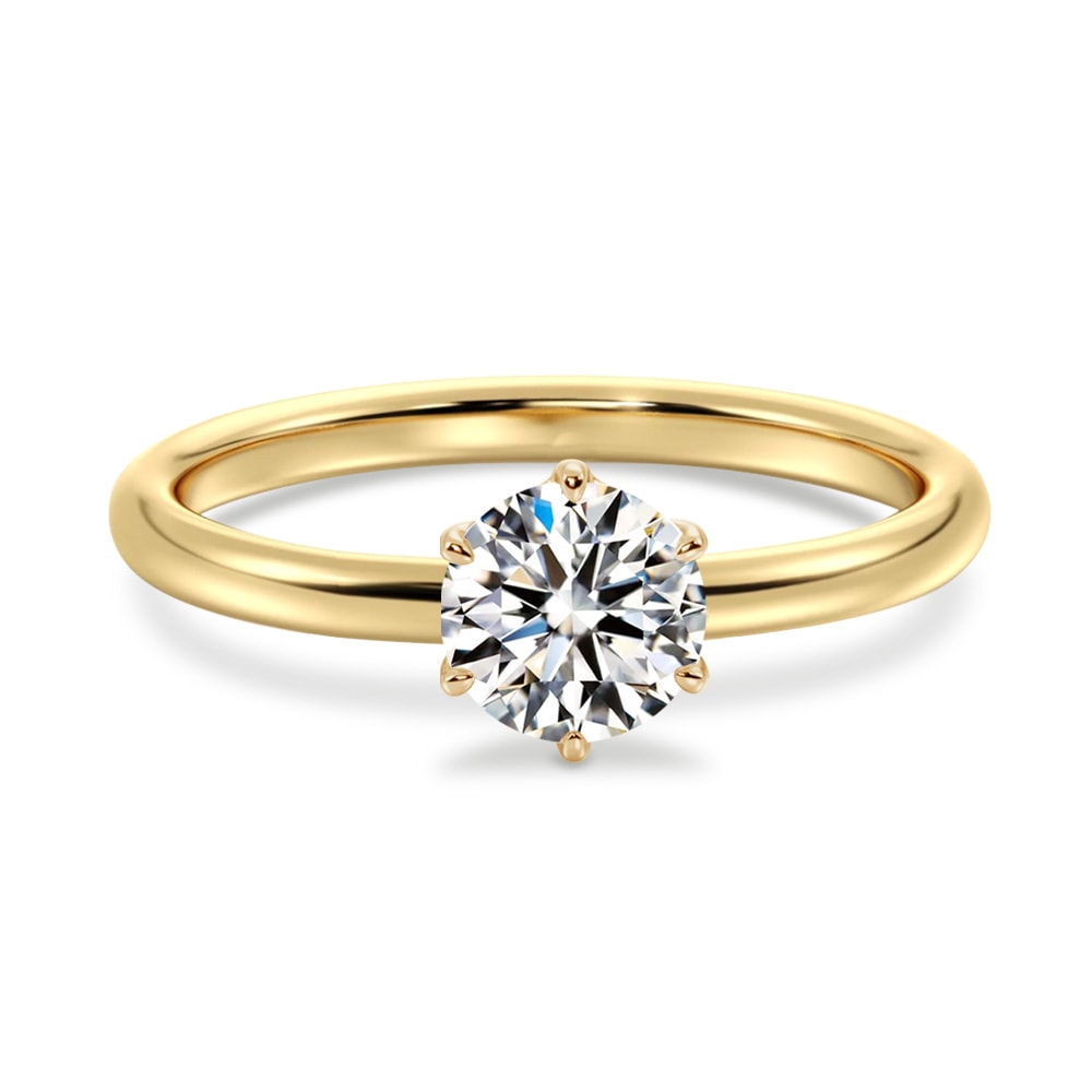 【IGI鑑定書付き】Pt900 / K18 ダイヤモンド ソリティアリング 1ct 1.5ct 2ct 3ct　から選んで作るオーダーメイド