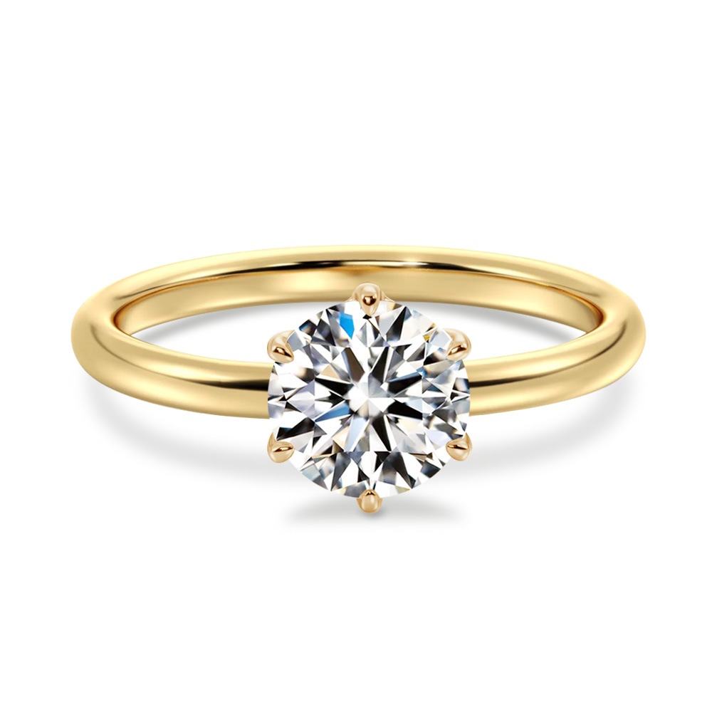 【IGI鑑定書付き】Pt900 / K18 ダイヤモンド ソリティアリング 1ct 1.5ct 2ct 3ct　から選んで作るオーダーメイド