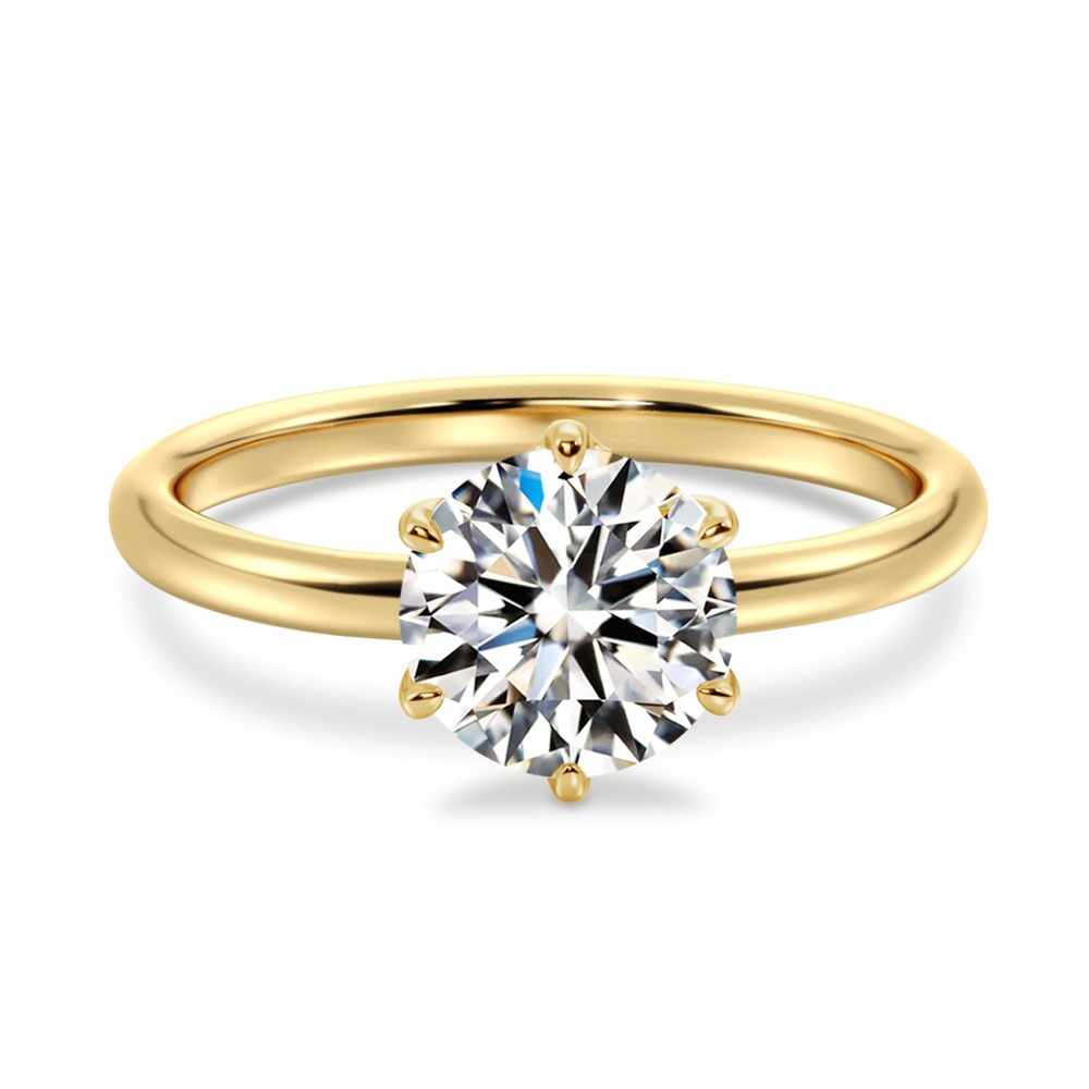 【IGI鑑定書付き】Pt900 / K18 ダイヤモンド ソリティアリング 1ct 1.5ct 2ct 3ct　から選んで作るオーダーメイド