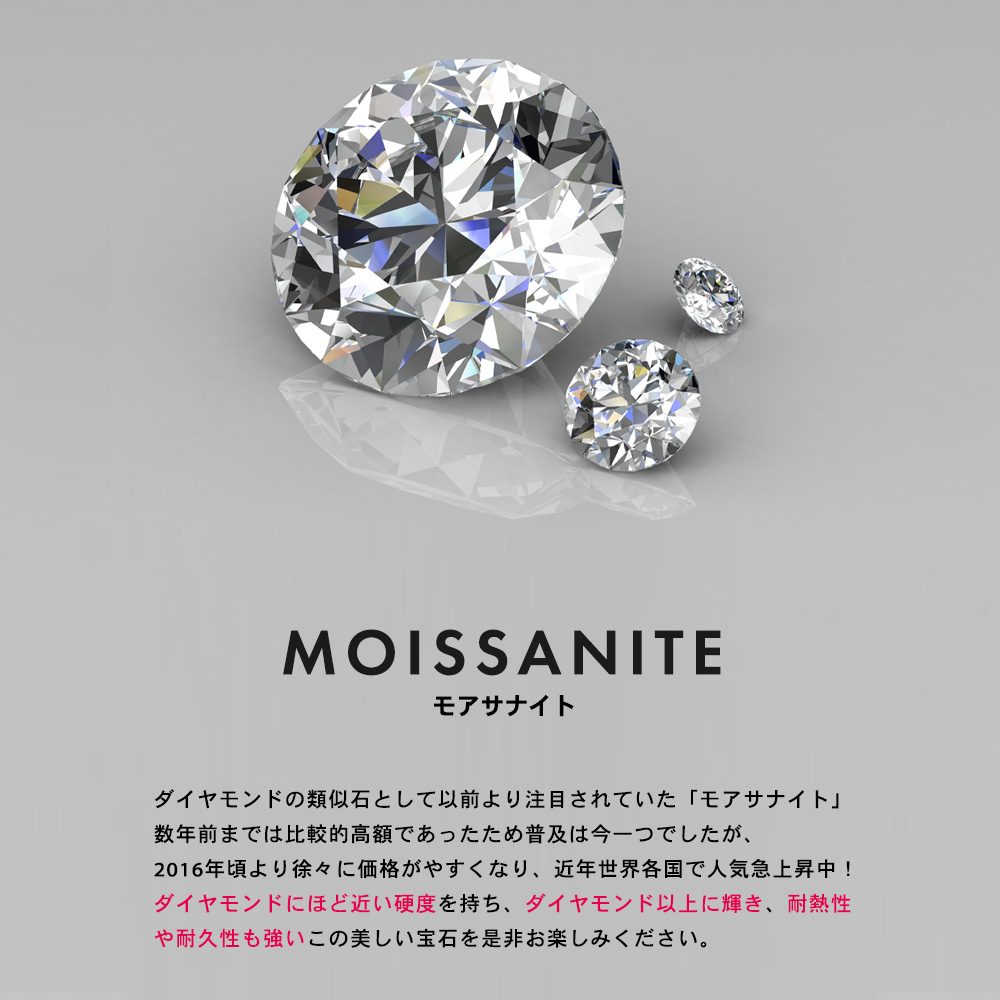 Pt900 モアッサナイトダイヤモンド　H&C　0.90ctピアスDIAMOND Pt900 モアッサナイトダイヤモンド H&C 0 60カラット ピアス