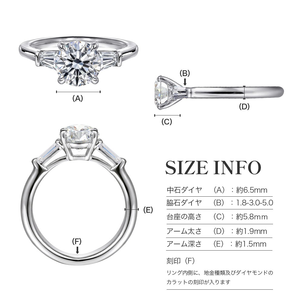 【IGI鑑定書付き】Pt900 / K18  計1.5カラット ダイヤモンド クラシックデザインリング