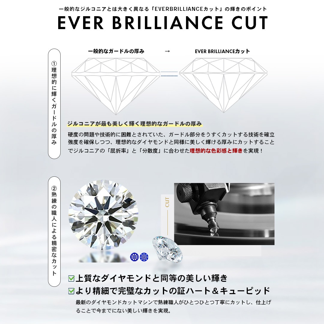 1.5ct ピンク 4爪 スタッド ピアス