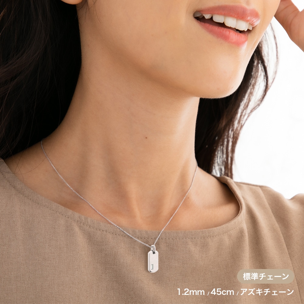 PT900/K18 0.25ct ダイヤモンド インゴットタイプ ペンダント ネックレス （ラボグロウン ダイヤモンド）
