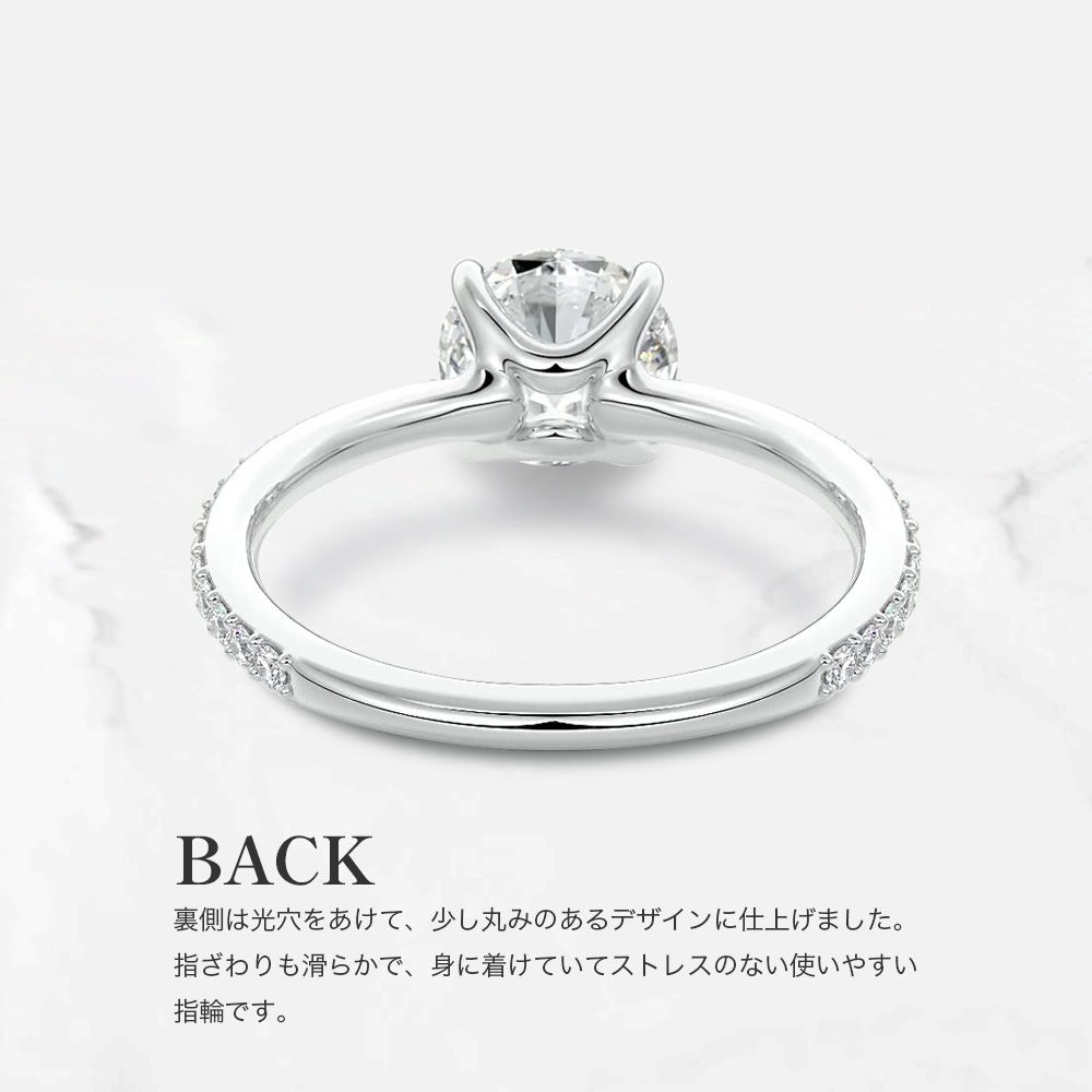 【IGI鑑定書付き】Pt900 / K18  計1.5カラット ダイヤモンド パヴェ（PAVE） デザイン リング 指輪