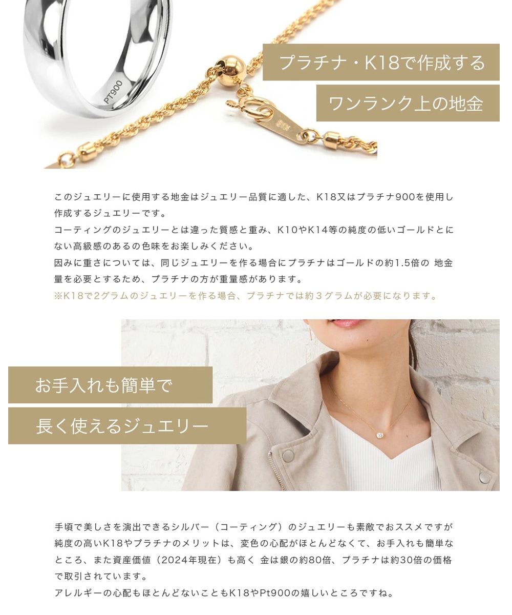 【2ct】ラボグロウンダイヤモンド リング D/VVS2/3EX Pt900 K18 ソリティア 指輪｜JEWELRY CASTLE