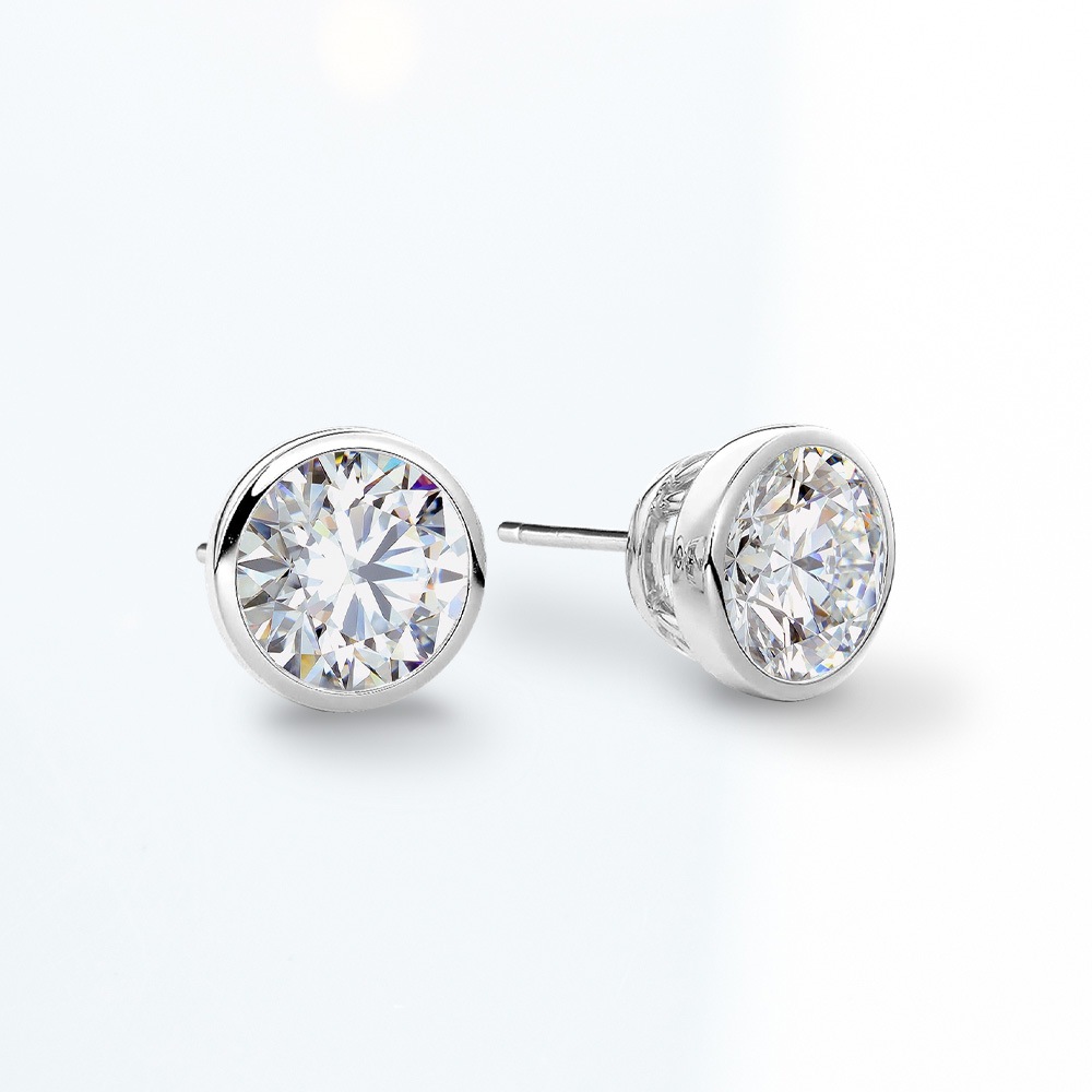 【0.3ct～1.0ct】ラボグロウンダイヤモンド ピアス D/VVS2/3EX Pt900 K18 スタッド｜JEWELRY CASTLE