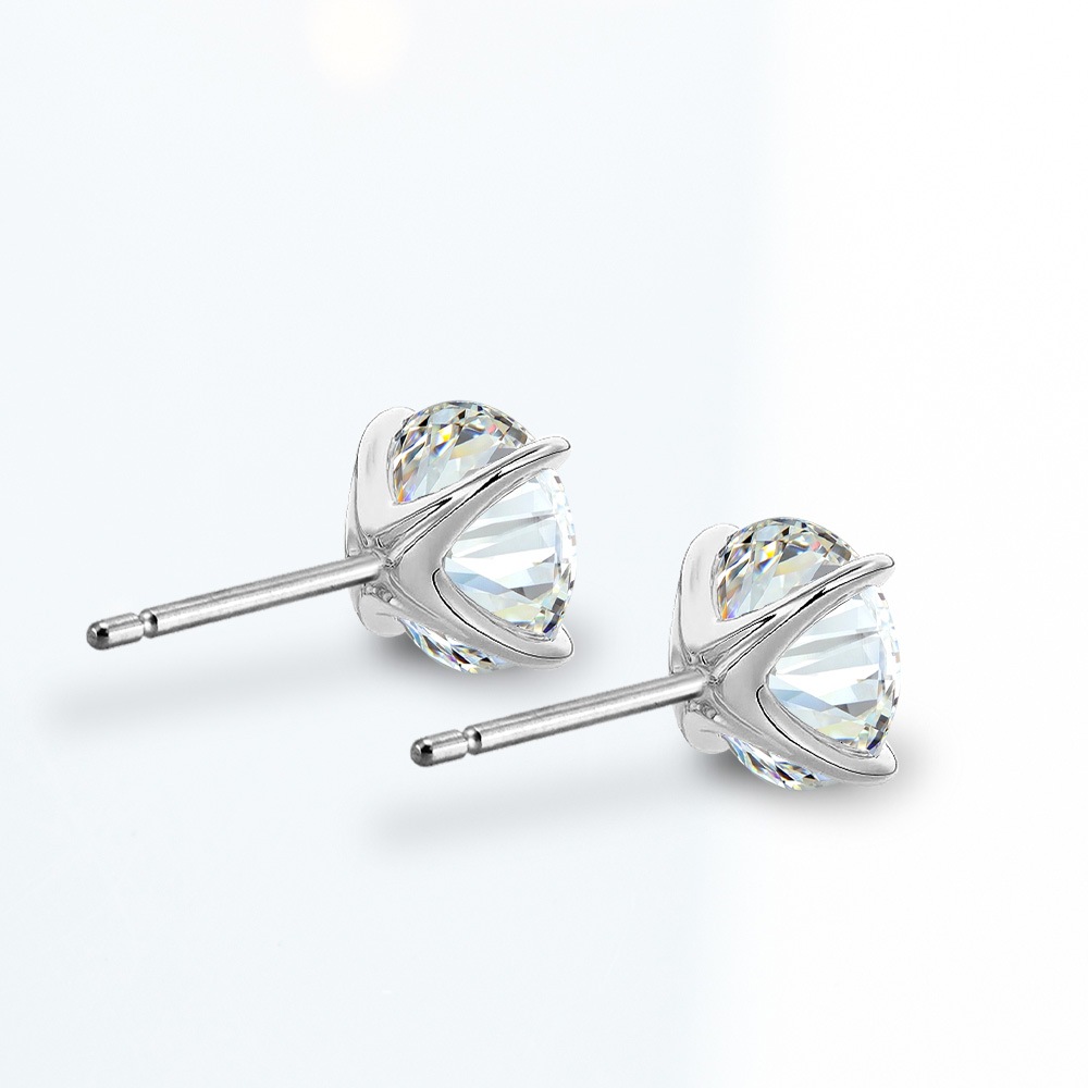【0.3ct~1.0ct】ラボグロウンダイヤモンド ピアス D/VVS2/3EX Pt900 K18 スタッド|JEWELRY CASTLE