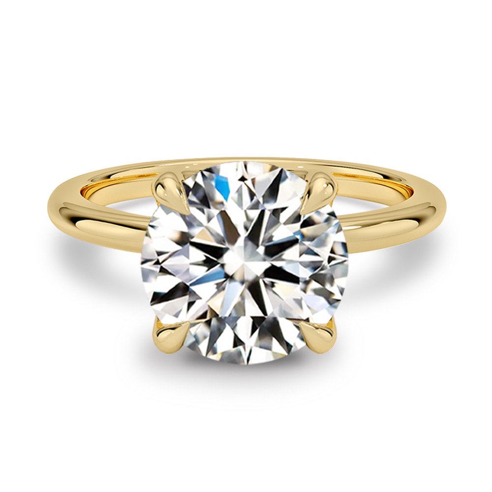 【3ct】ラボグロウンダイヤモンド リング D/VVS2/3EX Pt900 K18 ソリティア 指輪｜JEWELRY CASTLE