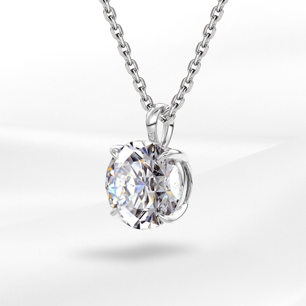 【3ct】ラボグロウンダイヤモンド ネックレス D/VVS2/3EX Pt900 K18 ソリティア｜JEWELRY CASTLE