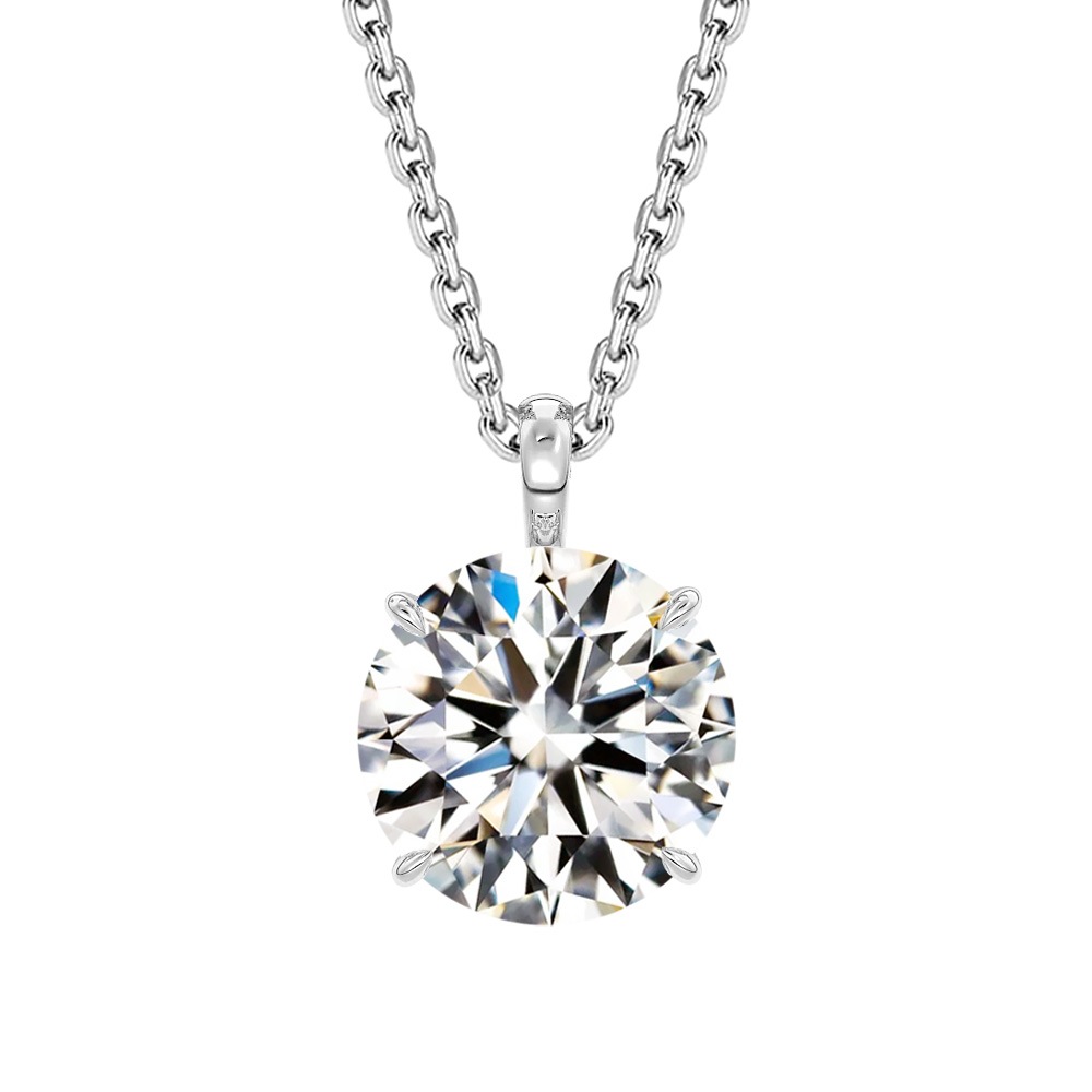 【3ct】ラボグロウンダイヤモンド ネックレス D/VVS2/3EX Pt900 K18 ソリティア｜JEWELRY CASTLE