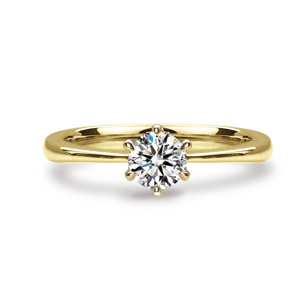 0.3ct 6爪 ソリティア リング