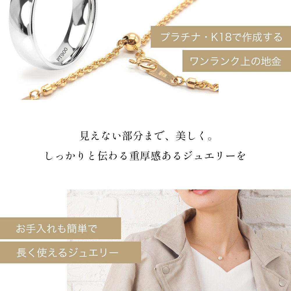 【1.5ct】ラボグロウンダイヤモンド ネックレス D/VVS2/3EX Pt900 K18 6爪 一粒|JEWELRY CASTLE