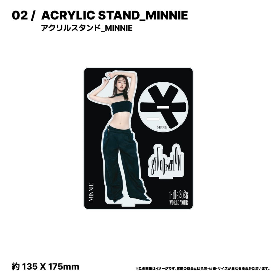 02. アクリルスタンド_MINNIE『2026 i-dle WORLD TOUR [Syncopation] IN YOKOHAMA』