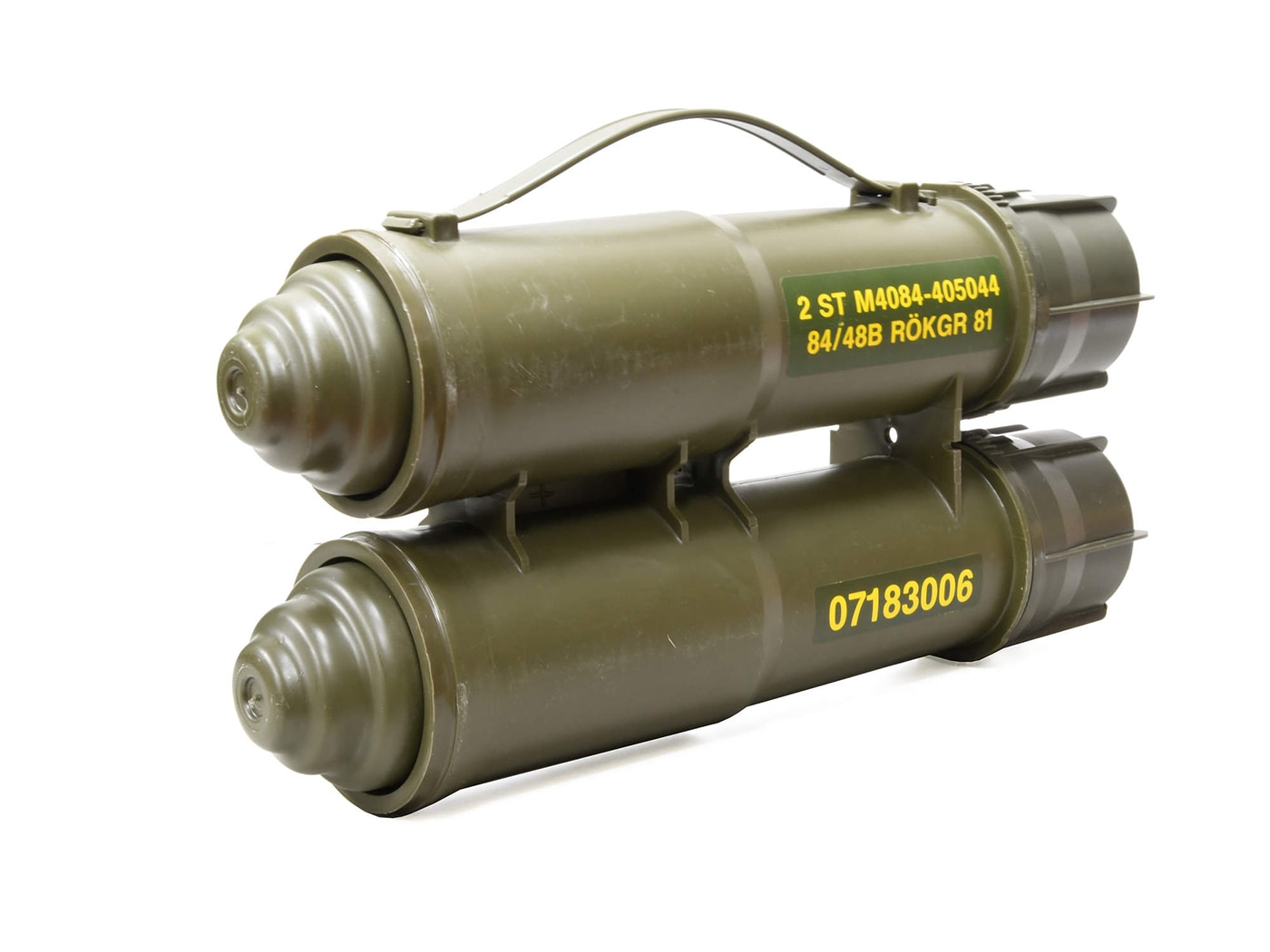 カールグスタフ 84mm無反動砲 砲弾ケース 自衛隊 米軍 海兵隊 楽天市場】USED 砲弾ケース 84mm無反動砲 カールグスタフ用 Carl