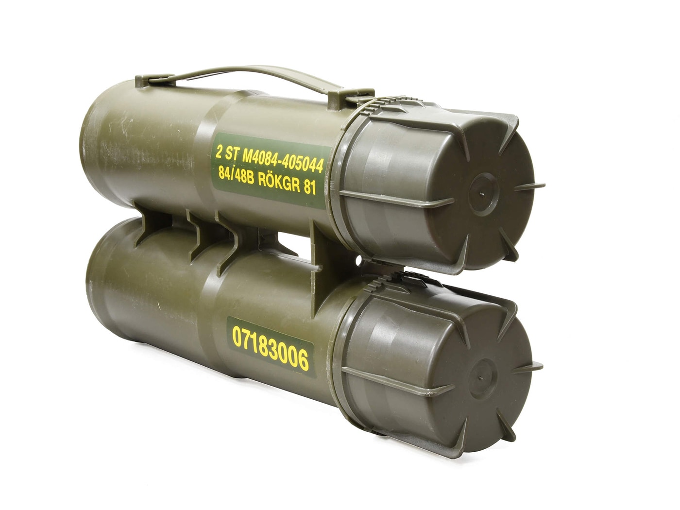 実物USED 84mm無反動砲カールグスタフ砲弾ケース (405044B) | その他