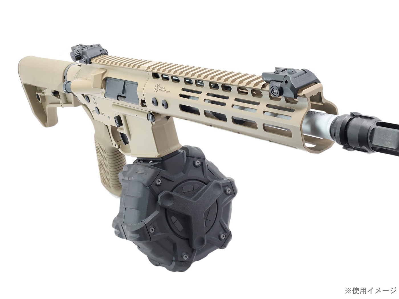ITP AWドラムマガジンアダプター/Marui MWS M4シリーズ用 | ☆予約受付