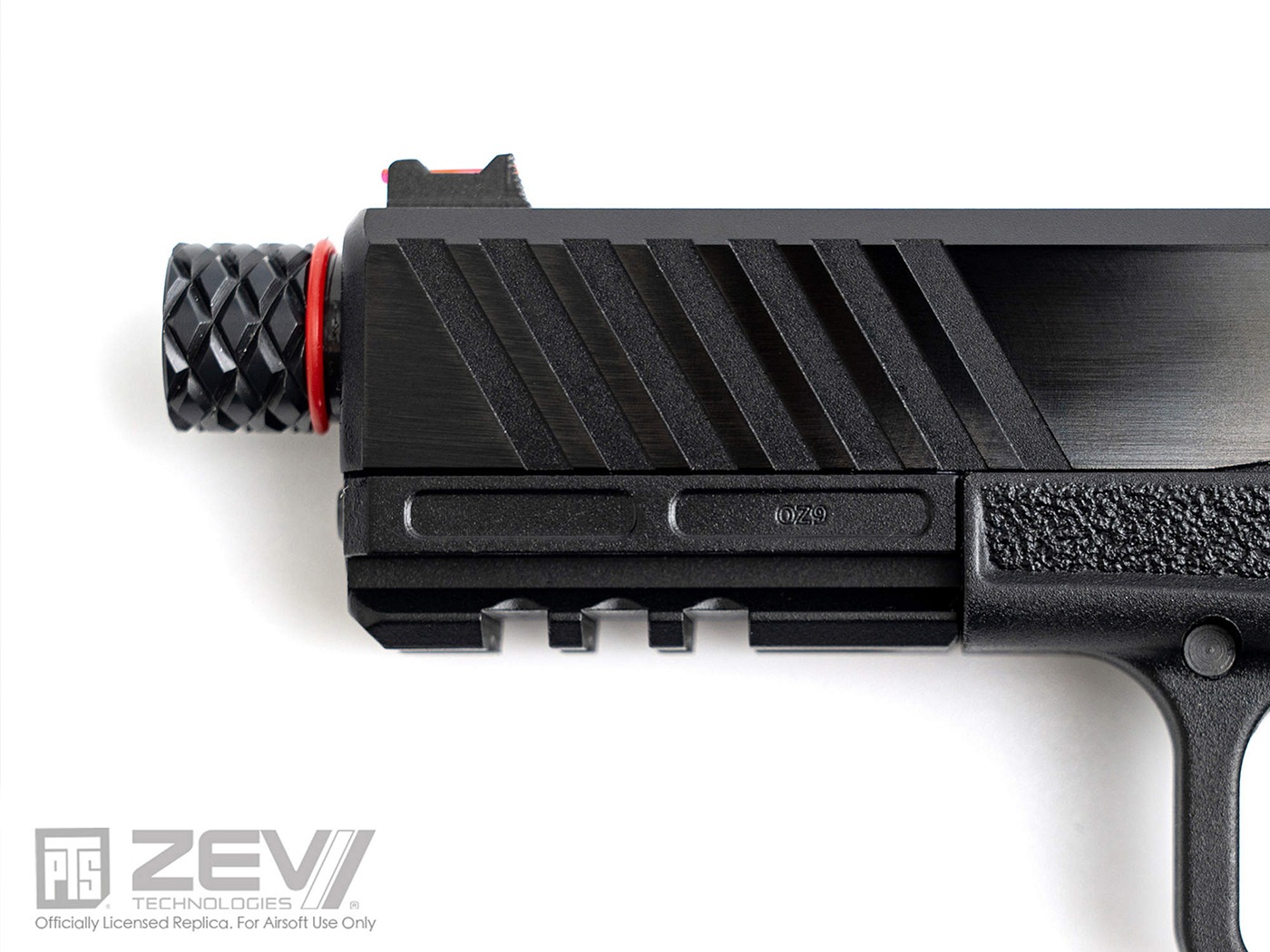 PTS ZEV OZ9 Duty ガスブローバック ハンドガン (Premium) - Black