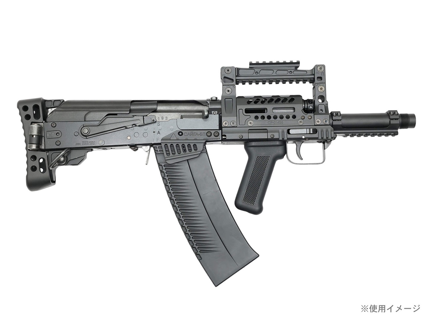 ITP 東京マルイSAIGA12SBS用 エクステンションバレル ITP SAIGA12SBS用エクステンションバレル/アルミCNC (23mm正ネジ