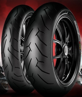 �ڥХ����ѥե���ȥ����䡡�饸���륿�����PIRELLI��DIABLO ROSSO����120/70ZR17����58W�ˡ�TL�ԥ�ꡦ�ǥ����֥� ���å� 2���ե�����ѡ������ֹ桧2291900