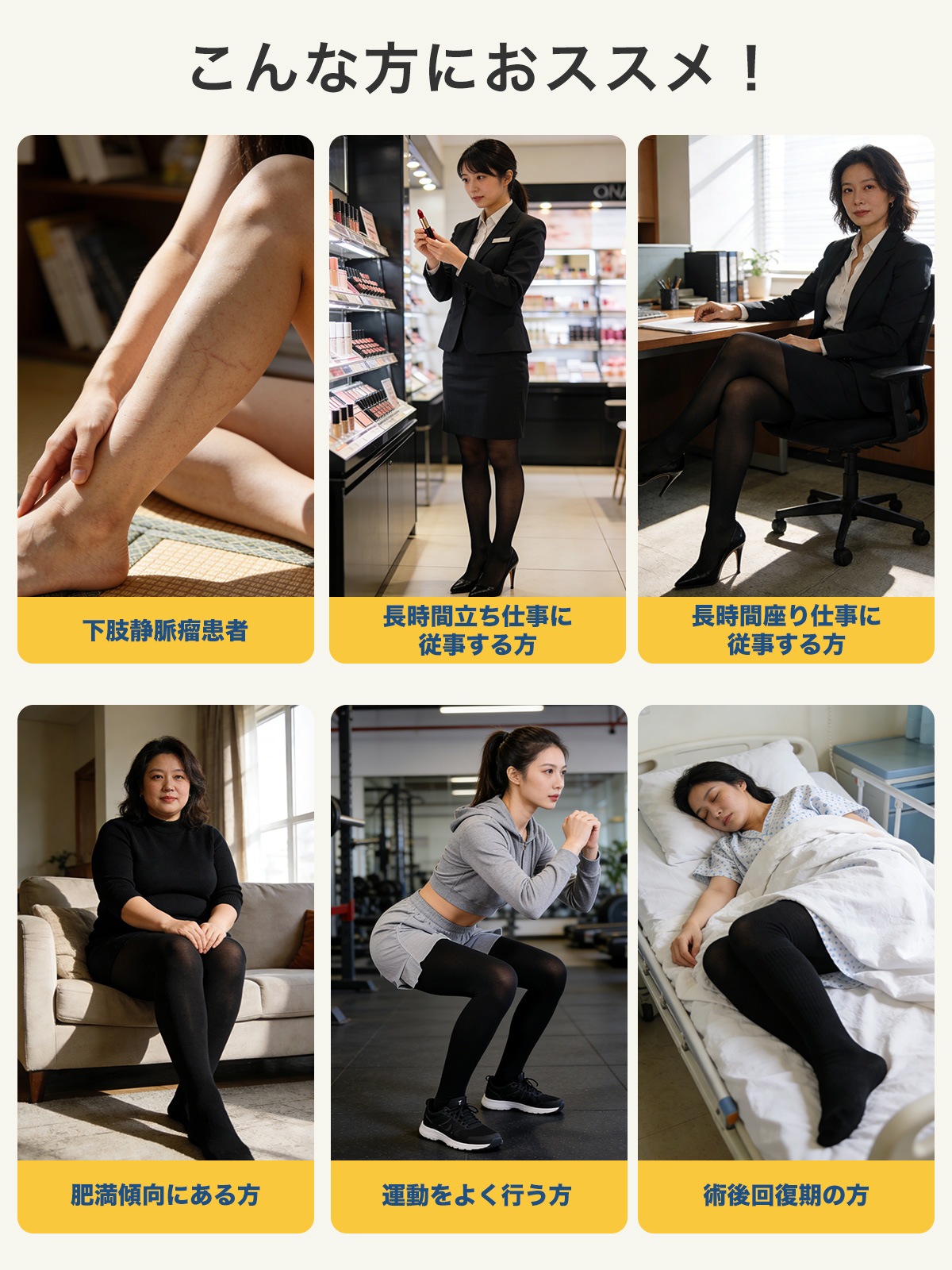 着圧レギンス 足つき-ME140