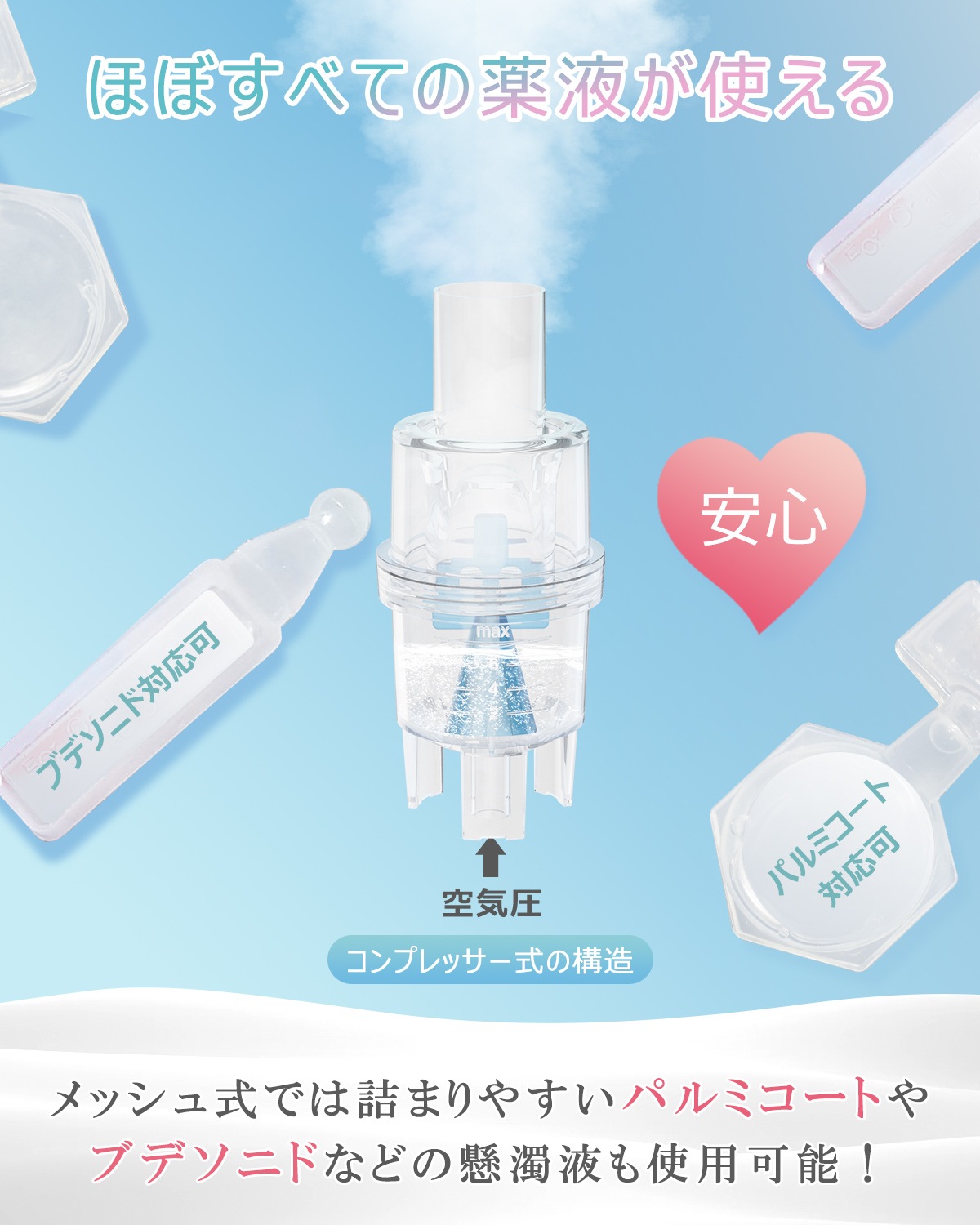 コンプレッサー式ネブライザー ME101