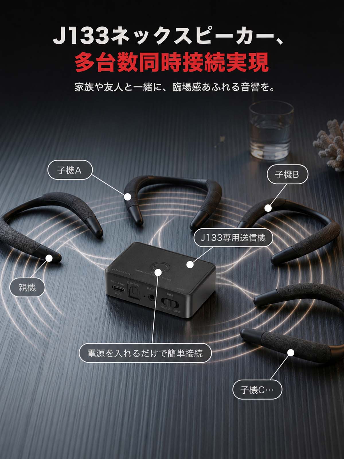 ネックスピーカー専用送信機-J233