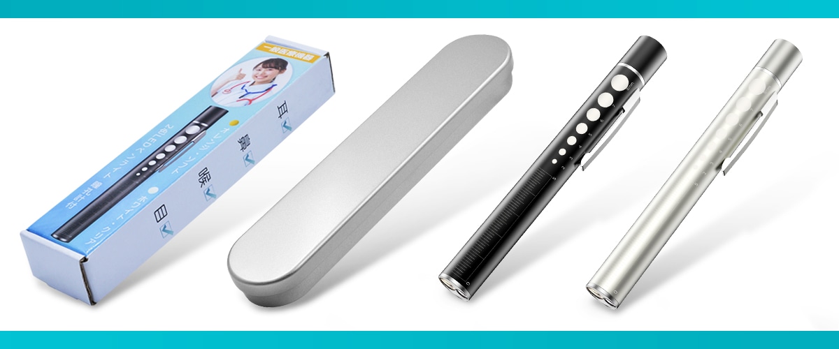 2色切替☆収納ケース付】 ペンライト-ME081 | 医療用ペンライト