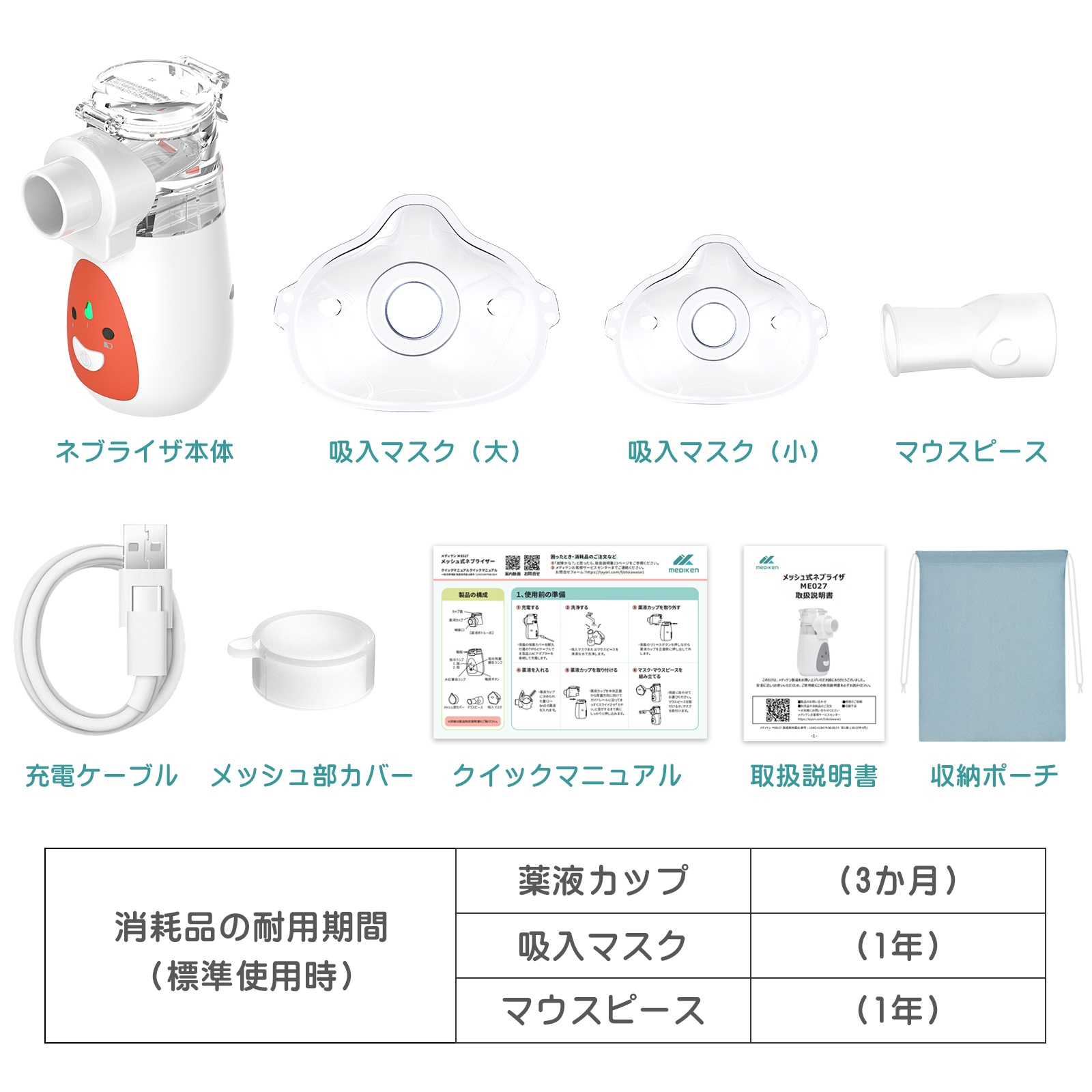 鼻炎治療器 充電式 ネブライザー 製品詳細 | 村中医療器 情報サイト | PARI ジーヌス