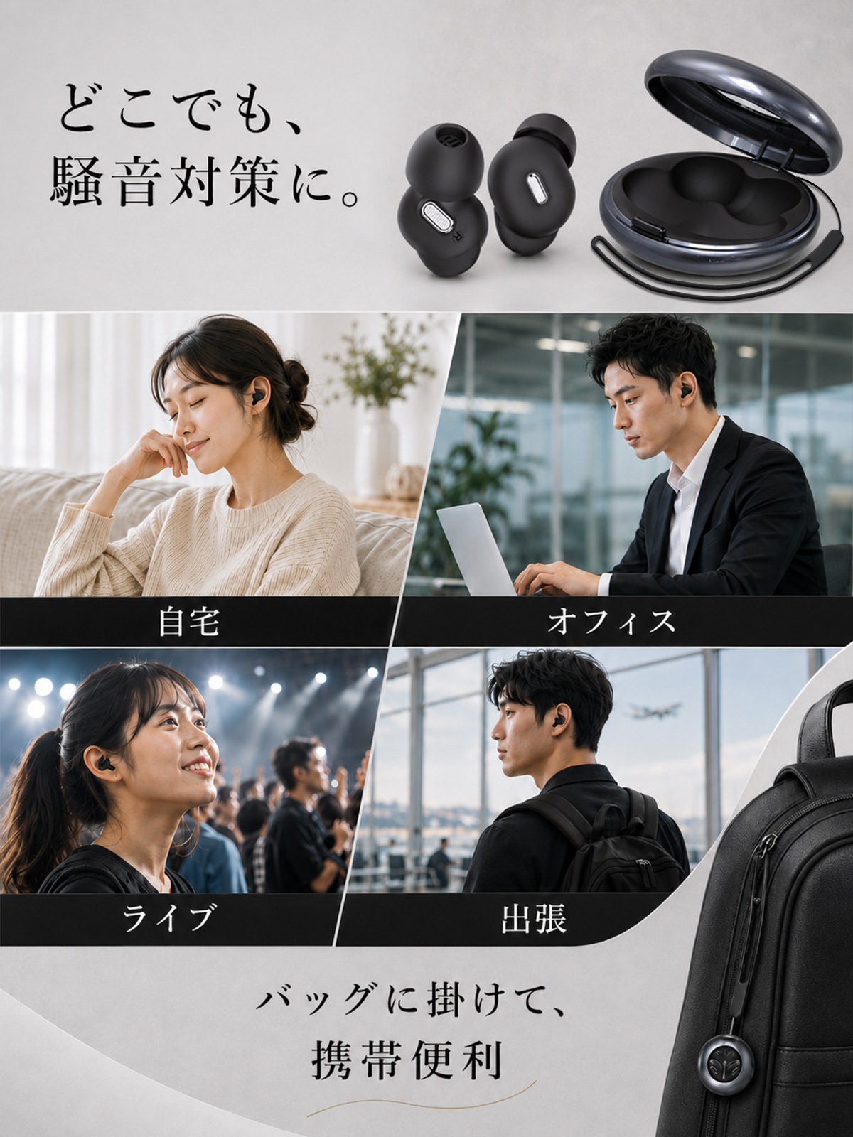 耳栓 睡眠用 J262