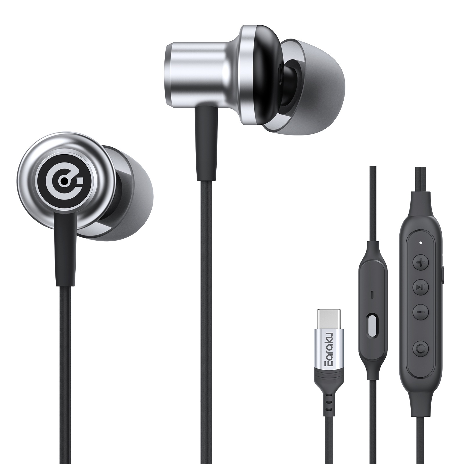 ANCノイズキャンセリング 有線イヤホン J232