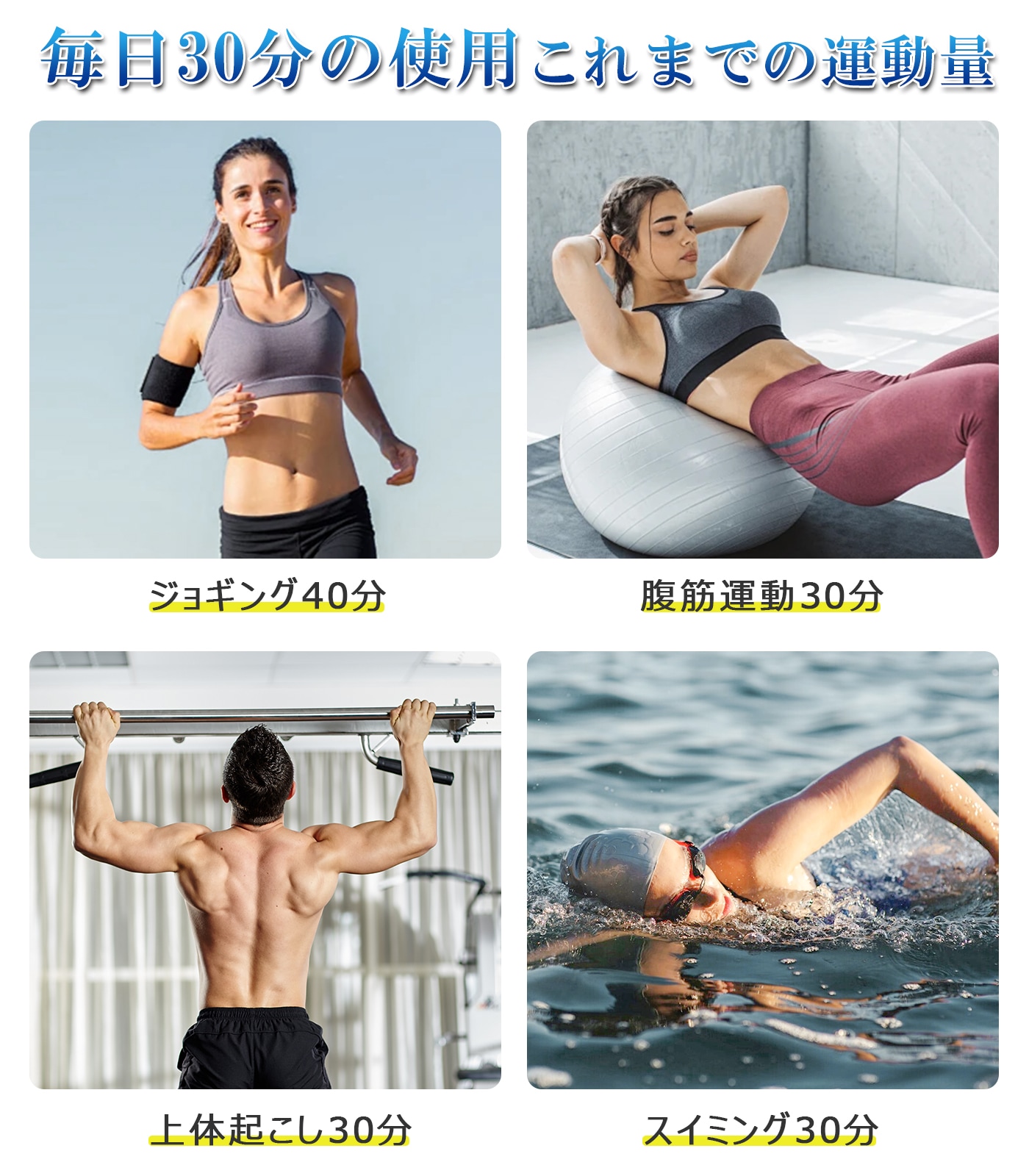 EMS 腹筋ベルト-J105