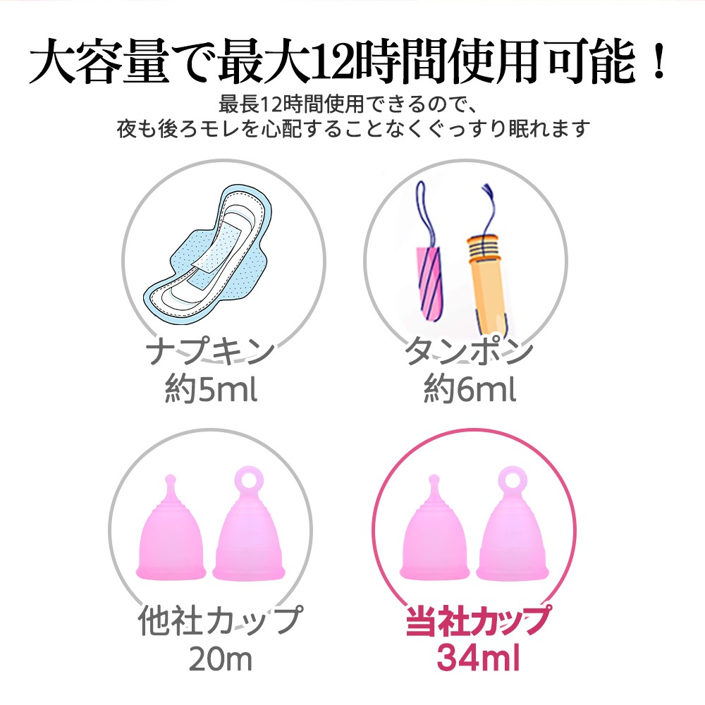 月経カップ ボール型-ME01