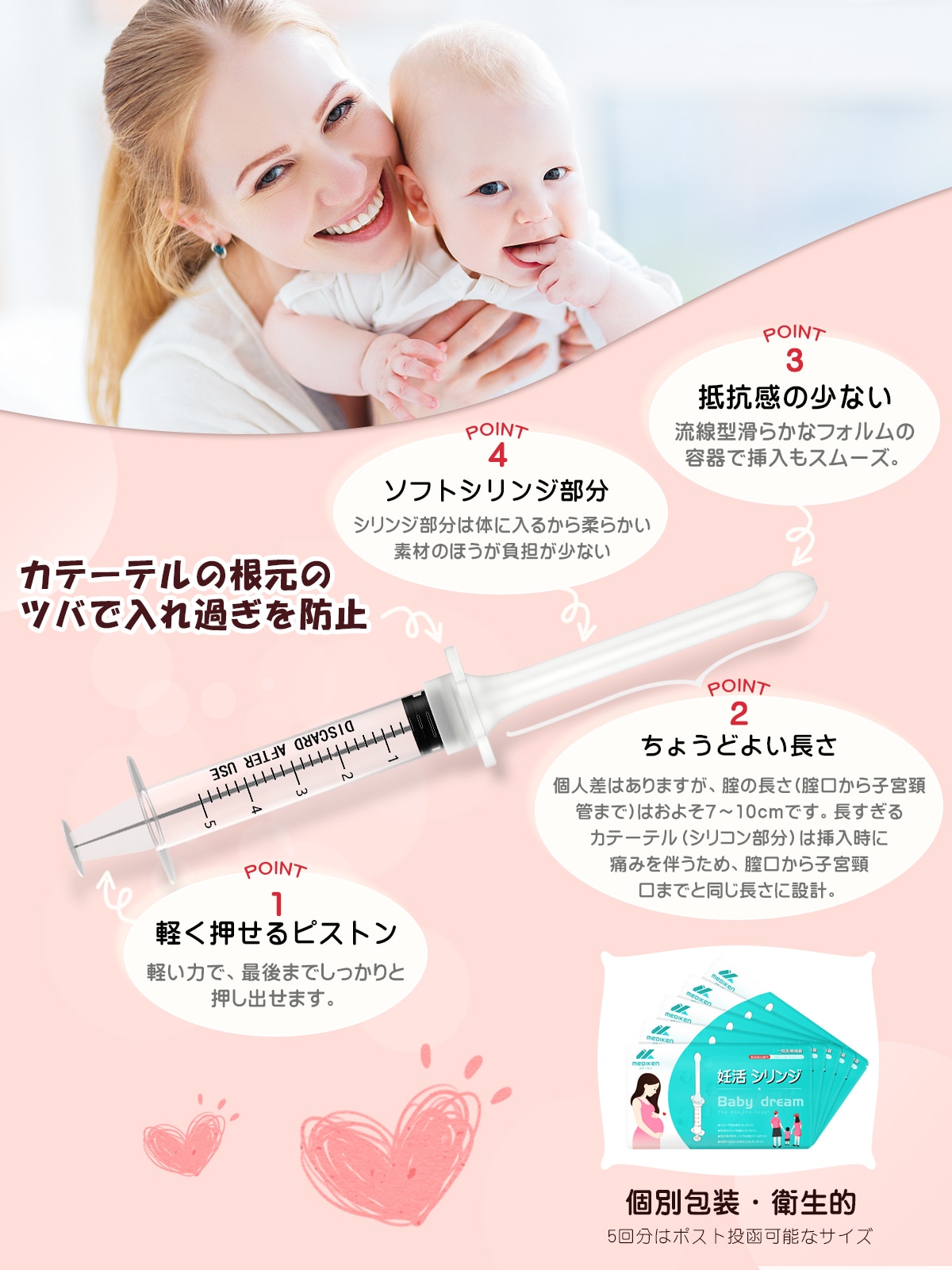 妊活シリンジ-10回分 ME087 | 妊活シリンジ | JUST MATCH公式通販