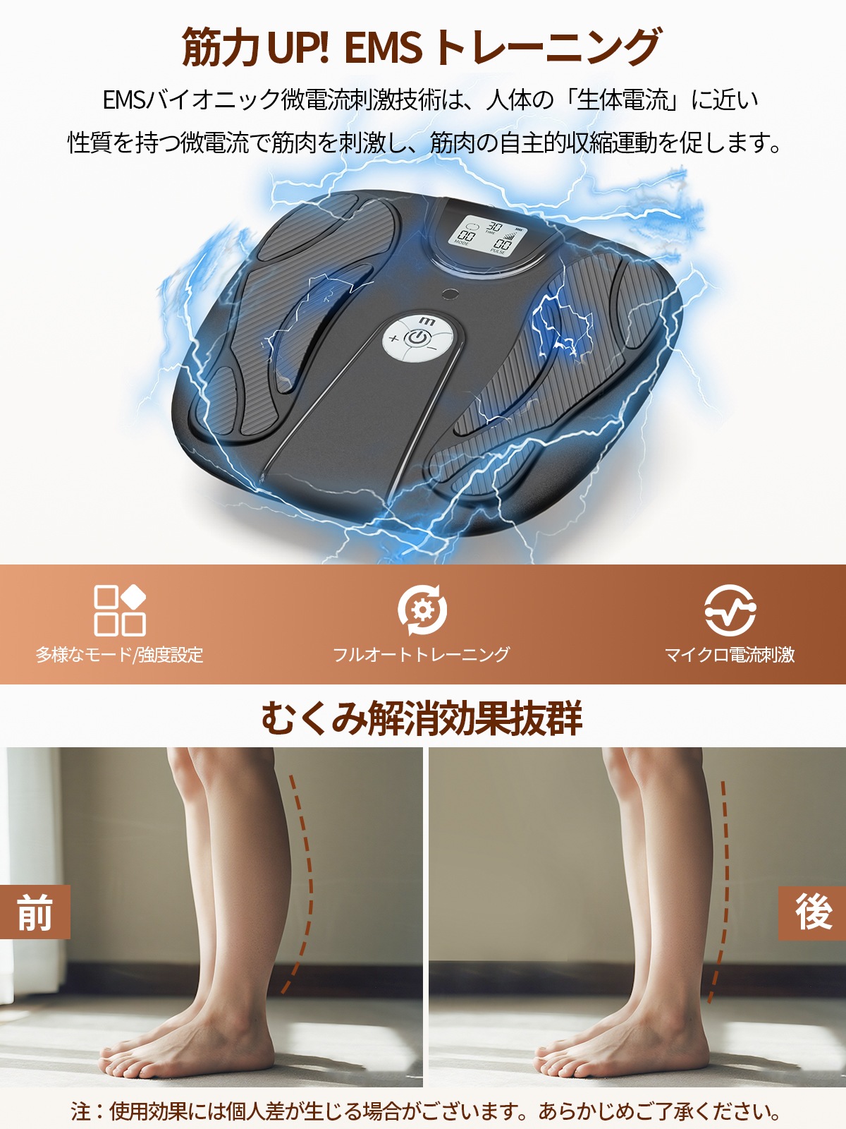 脚用運動機器 EMS フットケア 新品 未開封 送料込 EMS フットケア J171 | フットマット | JUST MATCH公式通販