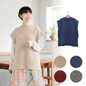 【Shanti Shanti】ベスト ネップシルク