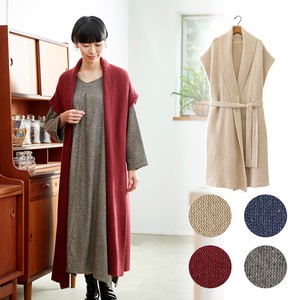 【Shanti Shanti】ロングジレ ネップシルク