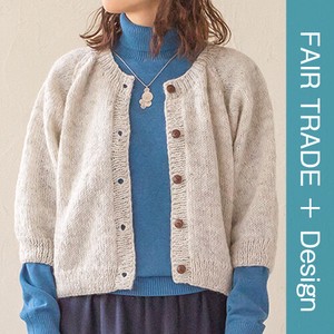 【シサム工房】SN フワリスリーブカーディガン