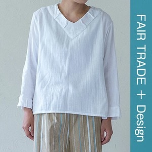 【シサム工房】KL チソウ刺繍トップ