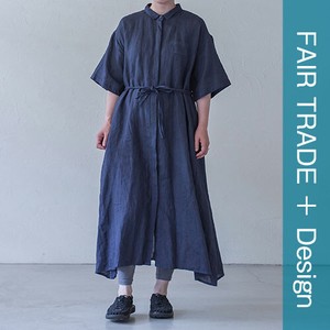 【シサム工房】KL Linenタビスルワンピース