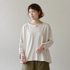 【シサム工房】OCK フロントスリットトップ