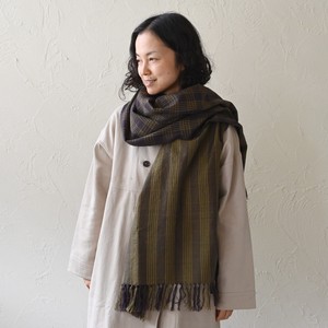 【シサム工房】SSH チェック手織ウールストール