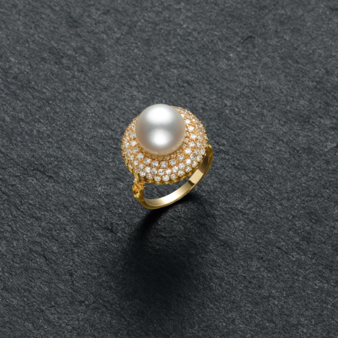 ゴールドのパールの指輪 楽天市場】純金 ホワイトゴールドダイヤ リング 指輪 ゴールド